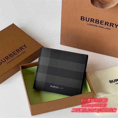 burberry 皮 夾